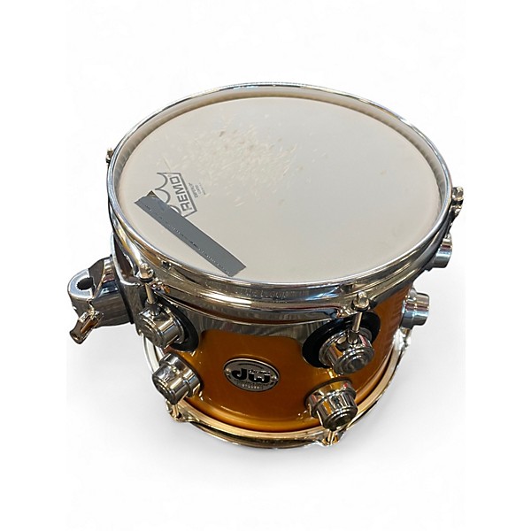 Used DW 4 Piece Collector's Series Maple Mahogany Vegas Gold Drum Kit