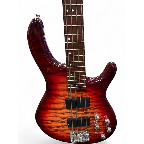 Used Cort ACTION DLX PLUS RED BURST Electric Bass Guitar