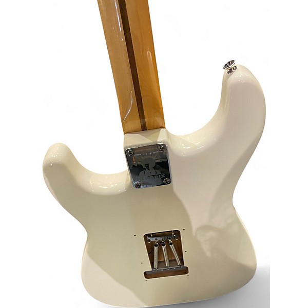 Used Fender Jimi Hendrix Stratocaster Olympic White Solid Body Electric Guitar