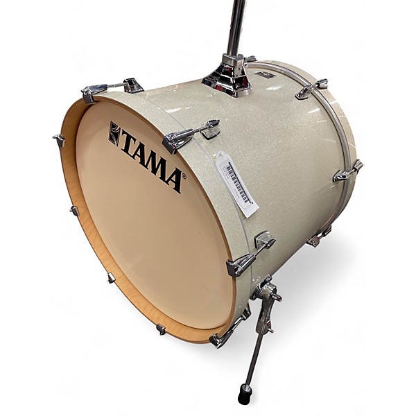 Used TAMA 5 Piece SUPERSTAR CLASSIC WHITE SPARKLE Drum Kit