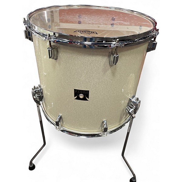 Used TAMA 5 Piece SUPERSTAR CLASSIC WHITE SPARKLE Drum Kit