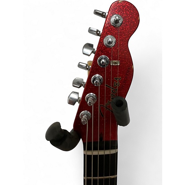 Used 2016 Fender DOUBLE TVJ TELE RELIC Candy Apple Red Metallic Solid Body Electric Guitar