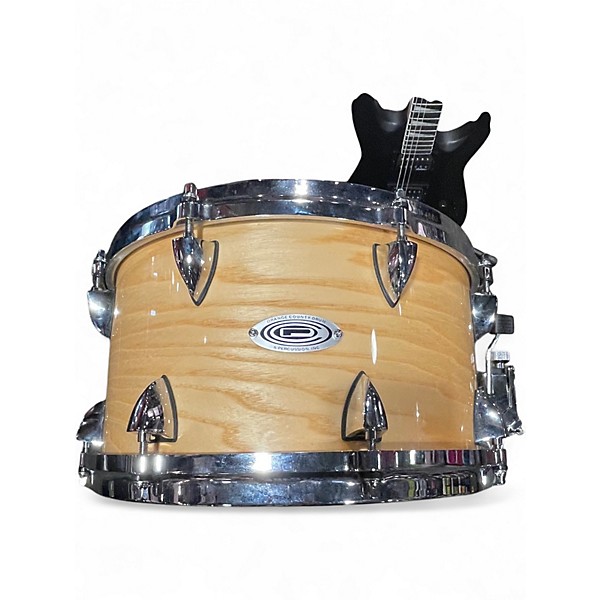 Used Orange County Drum & Percussion 7X13 Maple Ash Natural Gloss Drum