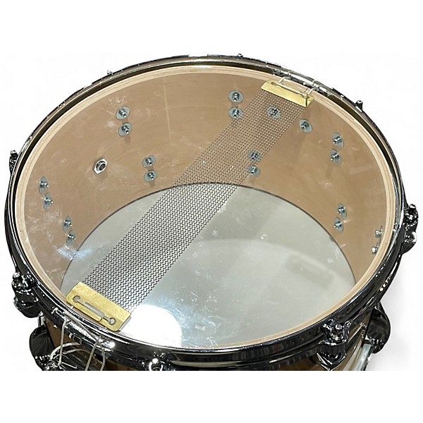 Used Orange County Drum & Percussion 7X13 Maple Ash Natural Gloss Drum