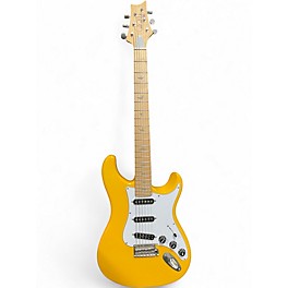 Used PRS SE Silver Sky Graffiti Yellow Solid Body Electric Guitar