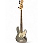 Used Squier Affinity Jazz Bass Silver Sparkle Electric Bass Guitar thumbnail