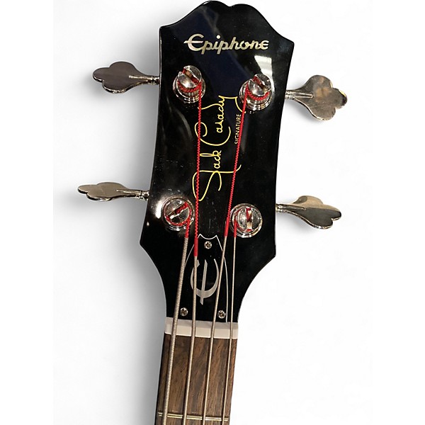 Used Epiphone Jack Casady Signature Red Electric Bass Guitar