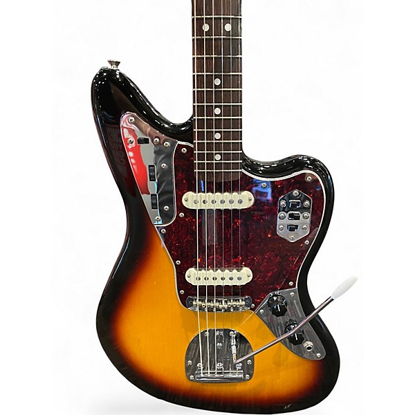 Used 2022 Fender TRADITIONAL II 1960S JAGUAR 3 Color Sunburst Solid Body Electric Guitar