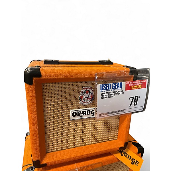 Used Orange Amplifiers PPC108 Micro Terror 1X8 Guitar Cabinet