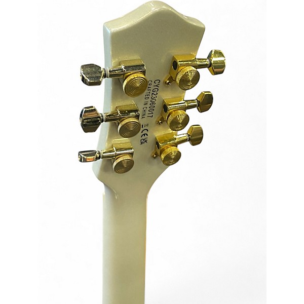 Used Gretsch Guitars G5237T Jet FT champagne white Solid Body Electric Guitar