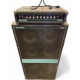 Used Acoustic Vintage B600H + B810 Bass Amp Stack