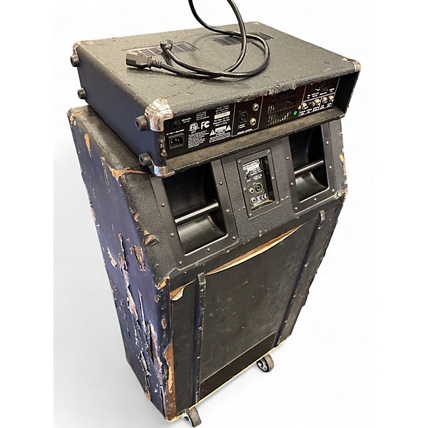 Used Acoustic Vintage B600H + B810 Bass Amp Stack