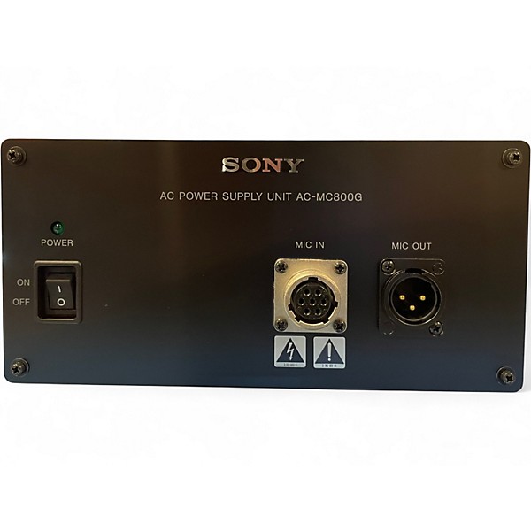 Used Sony C800G PAC Microphone System With Power Supply Tube Microphone