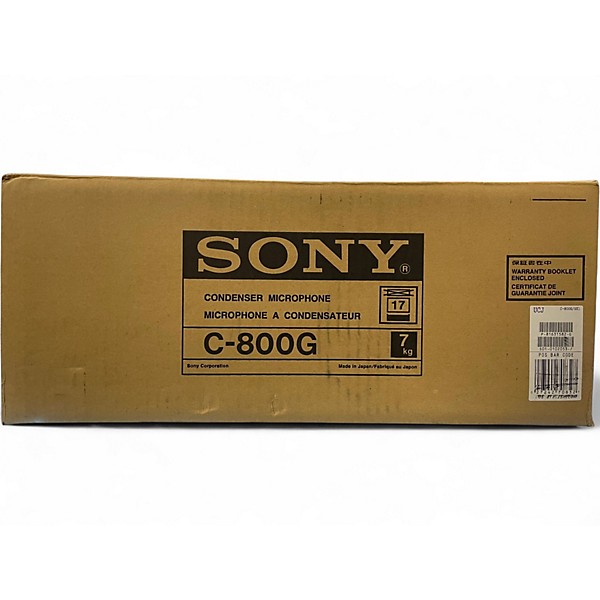 Used Sony C800G PAC Microphone System With Power Supply Tube Microphone