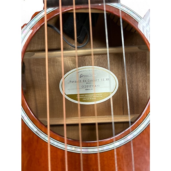 Used Breedlove Pursuit Concert Mahogany 2 Color Sunburst Acoustic Electric Guitar