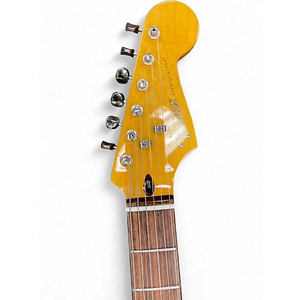 Used Fender Modern Player Stratocaster Trans Black Solid Body Electric Guitar