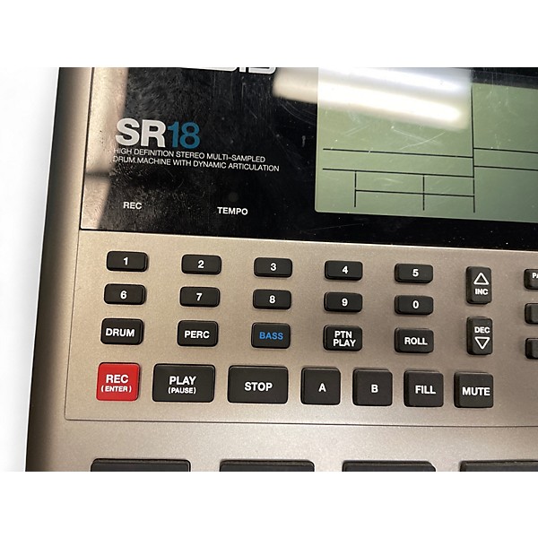 Used Alesis SR18 Drum Machine