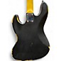 Used Vintage Icon Series VJ74 Worn Black Electric Bass Guitar