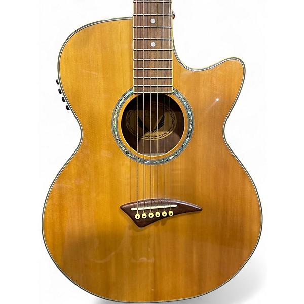 Used Dean Performer E Spalted Maple Acoustic Electric Guitar