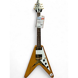 Used Epiphone 1958 Korina Flying V Natural Solid Body Electric Guitar