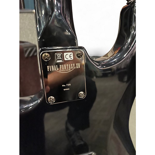 Used Fender FINAL FANTASY XIV Black Solid Body Electric Guitar