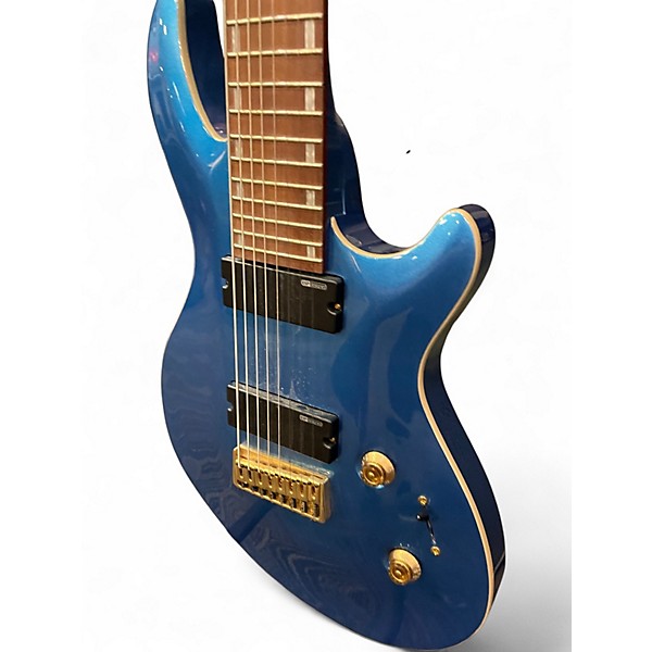 Used ESP LTD JR208 Blue Solid Body Electric Guitar