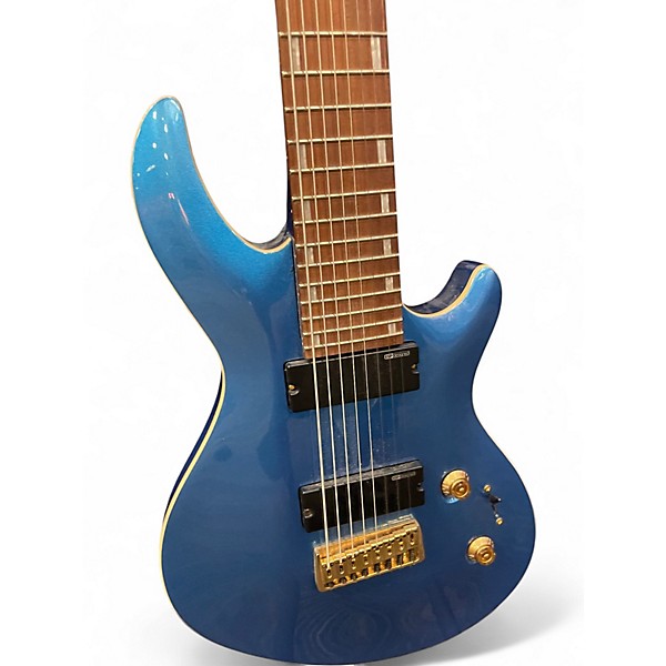 Used ESP LTD JR208 Blue Solid Body Electric Guitar