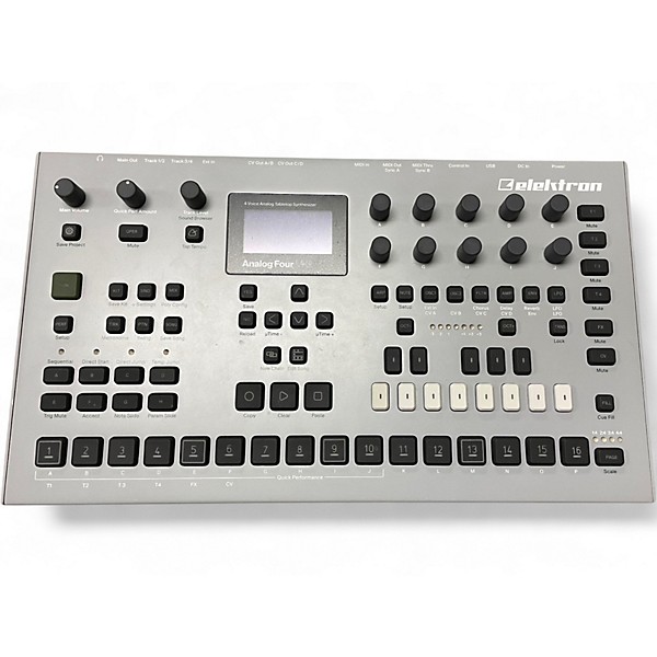 Used Elektron Analog Four Tabletop Synthesizer Synthesizer