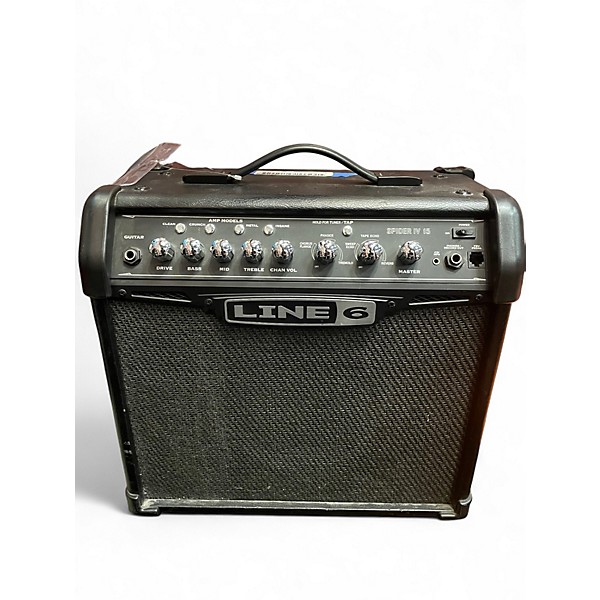Used Line 6 Spider IV 15W 1X8 Guitar Combo Amp