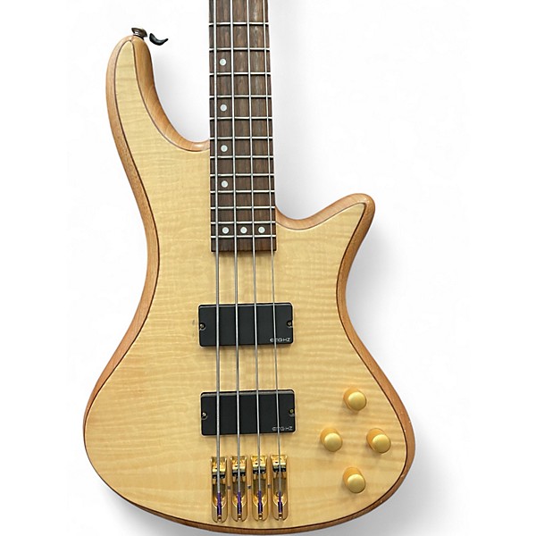 Used Schecter Guitar Research C4 Custom Natural Electric Bass Guitar
