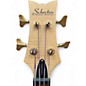 Used Schecter Guitar Research C4 Custom Natural Electric Bass Guitar