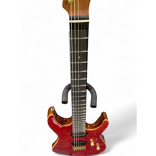 Used 2022 ESP USA M-II HT RASPBERRY Solid Body Electric Guitar