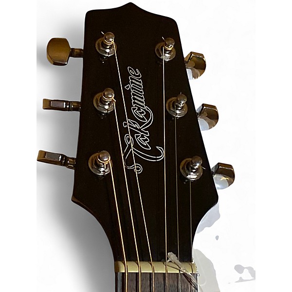 Used Takamine GD30CE Black Acoustic Electric Guitar