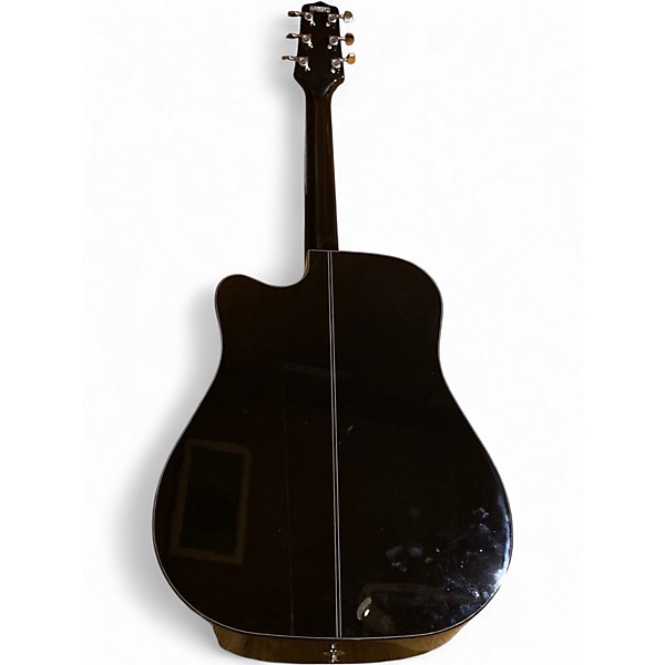 Used Takamine GD30CE Black Acoustic Electric Guitar
