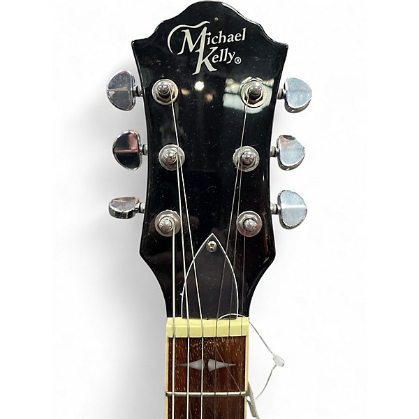 Used Michael Kelly PATRIOT Black Solid Body Electric Guitar