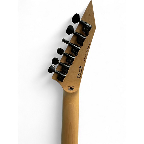 Used ESP LTD M200 TRANSPARENT BLACK Solid Body Electric Guitar