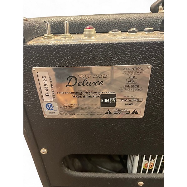 Used Fender Hot Rod Deluxe 40W 1x12 Tube Guitar Combo Amp