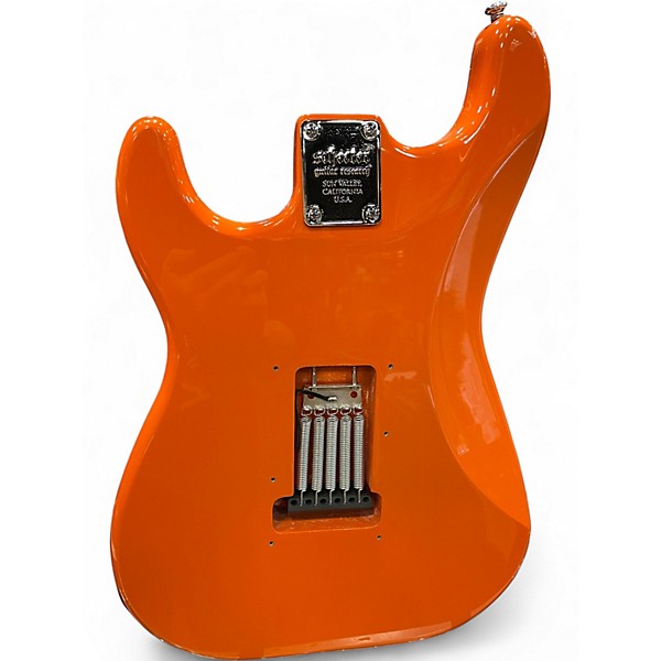 Used 2020 Schecter Guitar Research NICK JOHNSON MODEL ORANGE Solid Body Electric Guitar