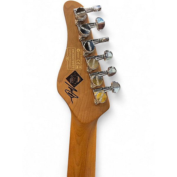 Used 2020 Schecter Guitar Research NICK JOHNSON MODEL ORANGE Solid Body Electric Guitar