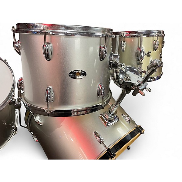 Used Slingerland 4 Piece Drum Kit Antique White Drum Kit