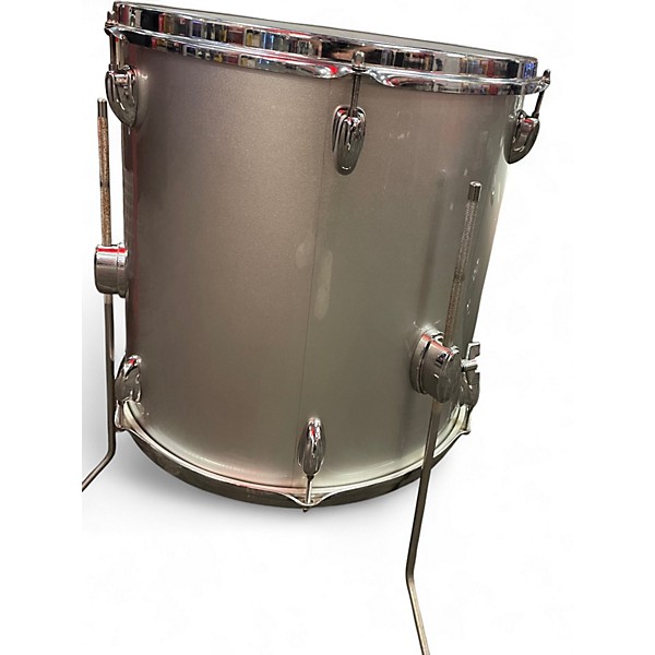 Used Slingerland 4 Piece Drum Kit Antique White Drum Kit