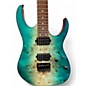 Used Ibanez RG421PB Caribbean Shoreline Flat Solid Body Electric Guitar