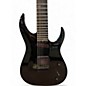 Used Schecter Guitar Research sunset triad 7 Black Solid Body Electric Guitar
