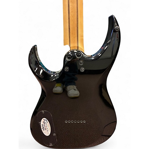 Used Schecter Guitar Research sunset triad 7 Black Solid Body Electric Guitar