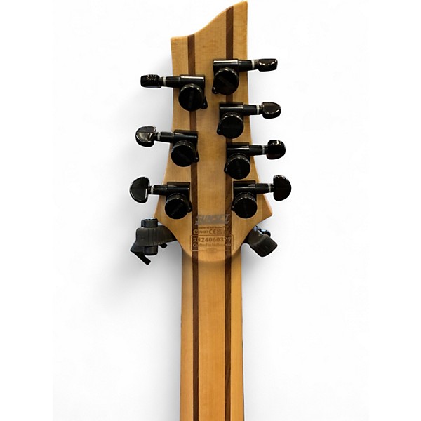 Used Schecter Guitar Research sunset triad 7 Black Solid Body Electric Guitar