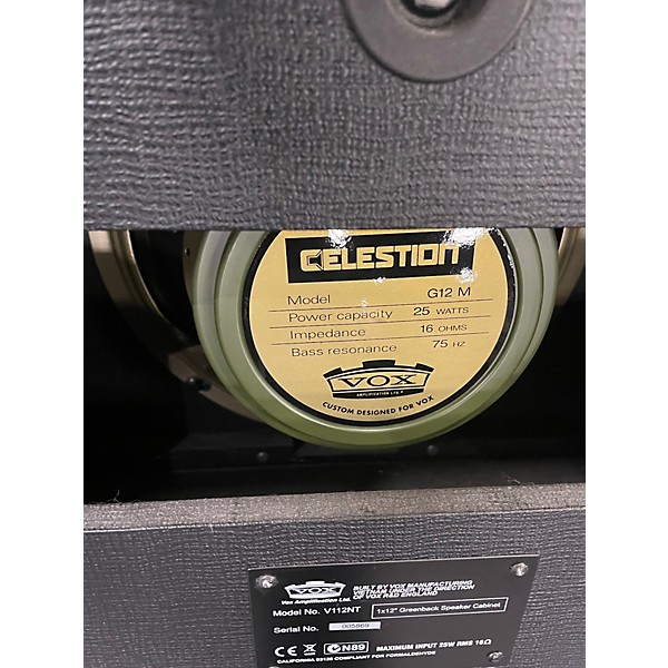 Used VOX V112NT Guitar Cabinet