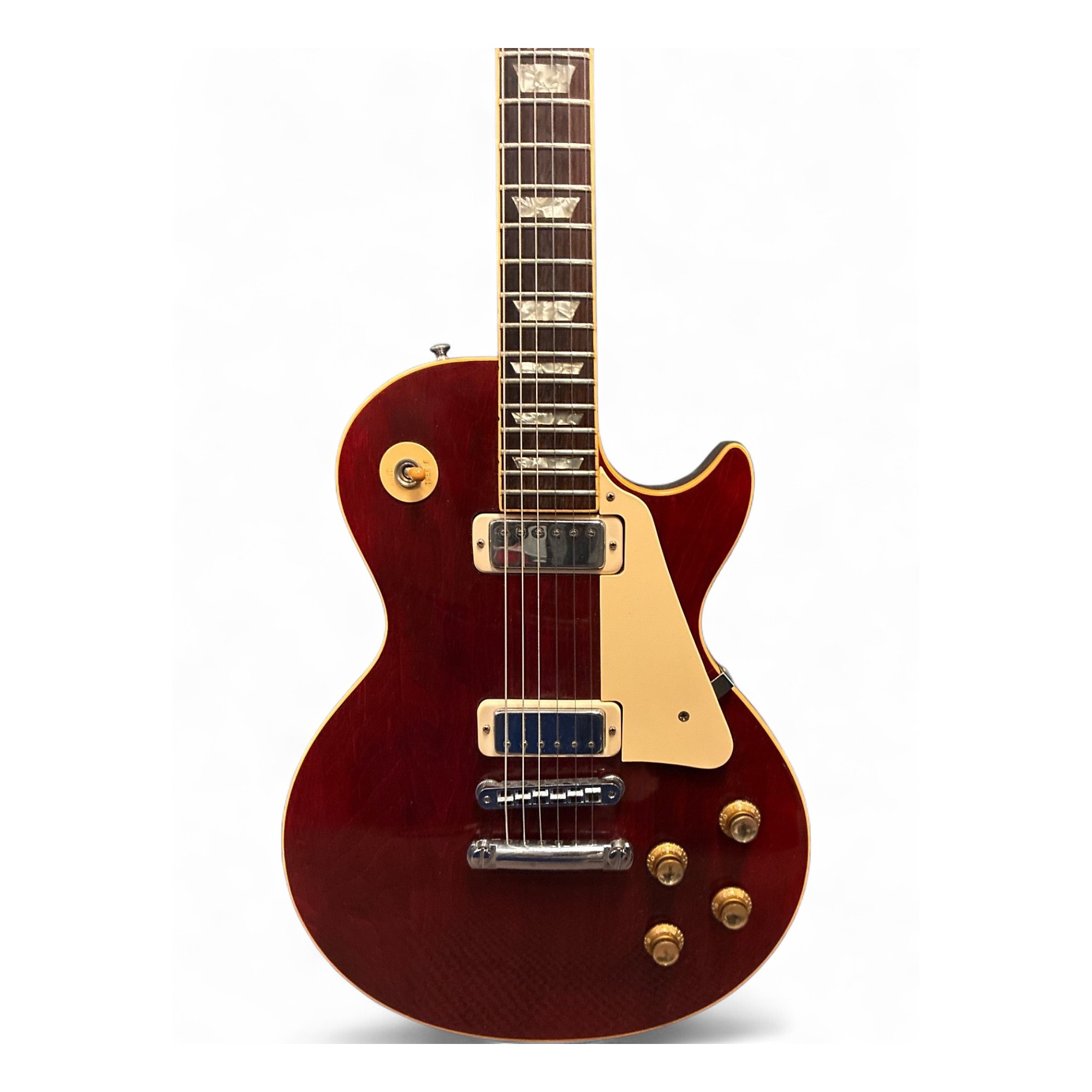 Gibson Les Paul Deluxe 1976 ヴィンテージ 良指板 Vintage 1976 Gibson 1976 LES PAUL DELUXE Cherry Solid Body