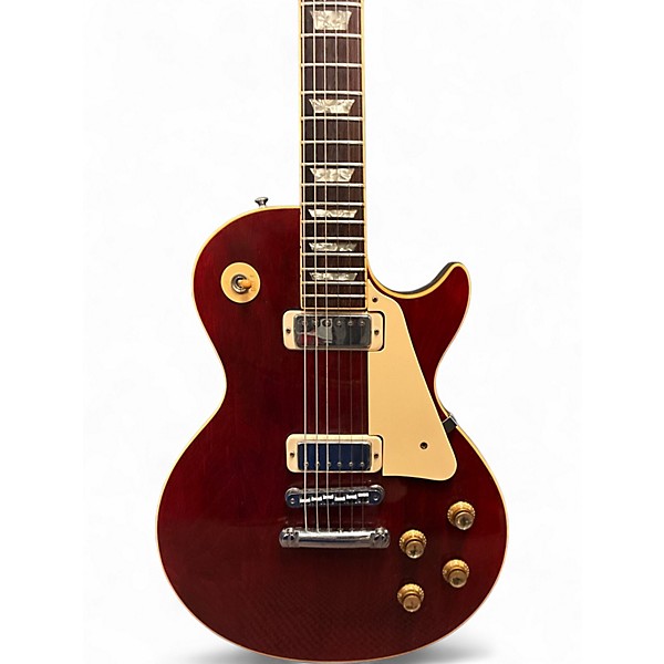 Vintage 1976 Gibson 1976 LES PAUL DELUXE Cherry Solid Body Electric Guitar