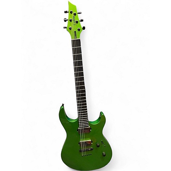 Used 2013 Carvin DC600 Lime Solid Body Electric Guitar