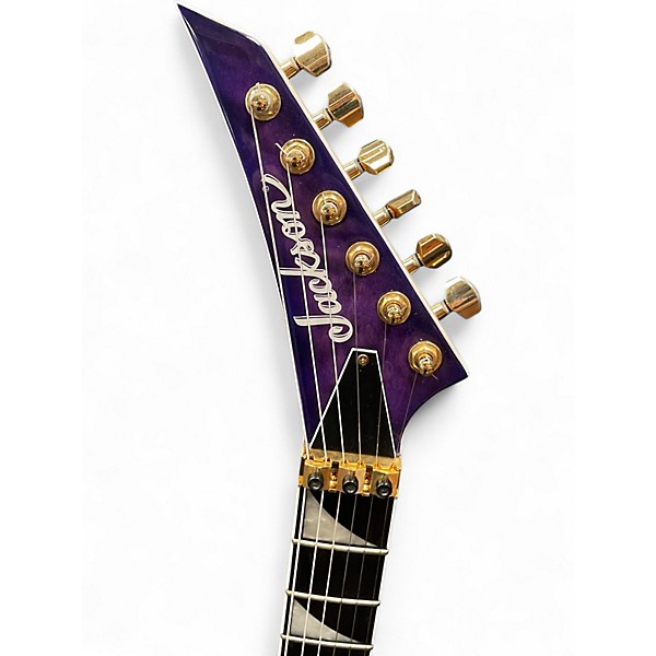 Used Jackson RR24Q Purple Solid Body Electric Guitar